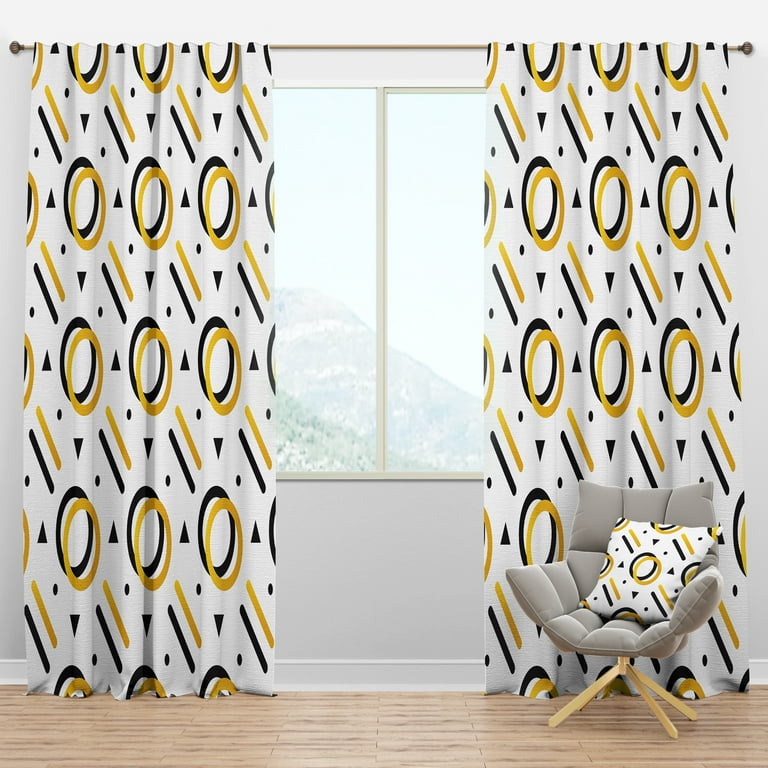 mid century modern curtains