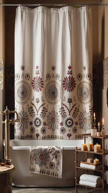 western shower curtains