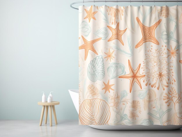 coastal shower curtains